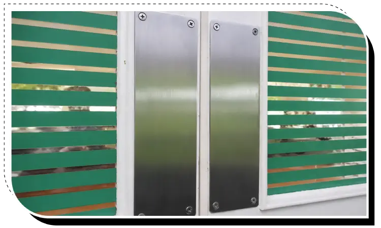 Stainless steel kick plates v1